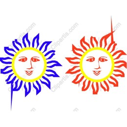 Stylized Sun Set