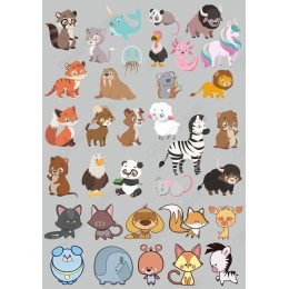 Animal Bundle: Whimsical Clipart