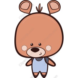 Playful Cartoon Bear