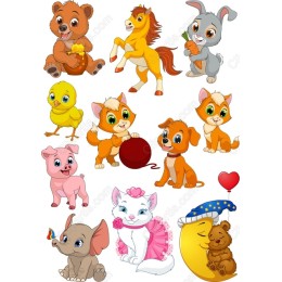 Adorable Animal Clipart Set - and