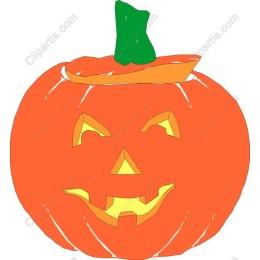 Whimsical Halloween Jack-o'-Lantern