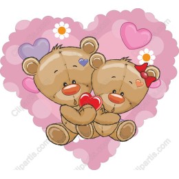 Teddy Bear Love Couple