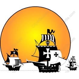 Majestic Ships at Sunrise