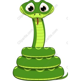 Playful Green Snake