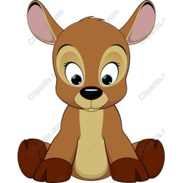 Adorable Cartoon Deer