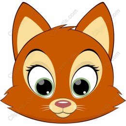 Charming Cartoon Cat