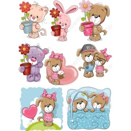 Cute Animal Clipart Bundle