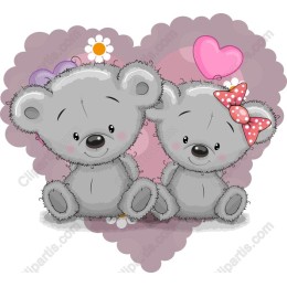 Adorable Bear Couple