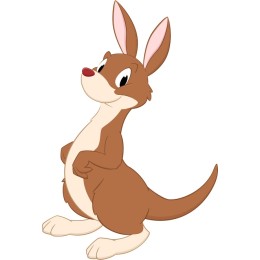 Cheerful Brown Kangaroo
