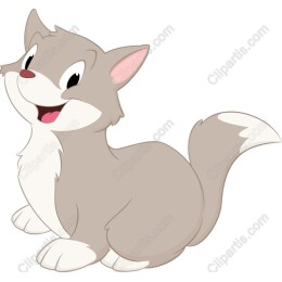Playful Cartoon Cat