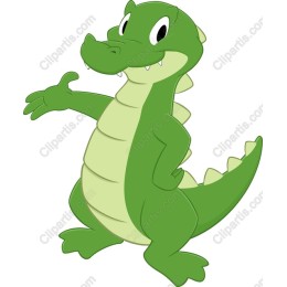 Cartoon Crocodile Character