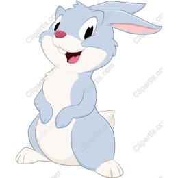 Charming Cartoon Rabbit