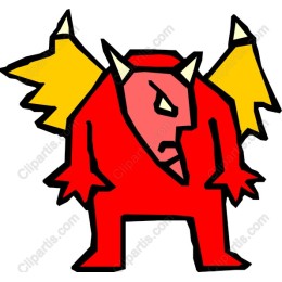 Playful Mischievous Devil