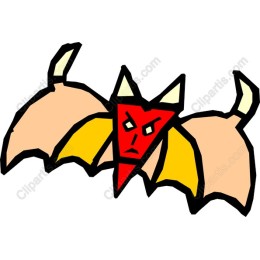 Cartoonish Devil Bat