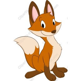 Charming Cartoon Fox