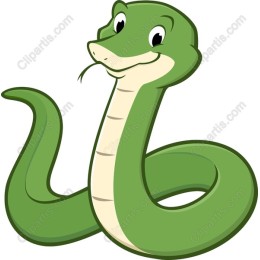Charming Green Snake