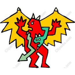 Fierce Demon Mascot