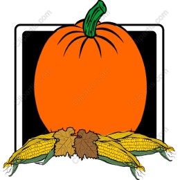 Harvest Pumpkin and Corn