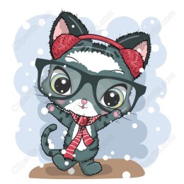 Winter Cat Character