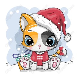 Festive Kitten