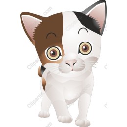 Charming Cartoon Cat