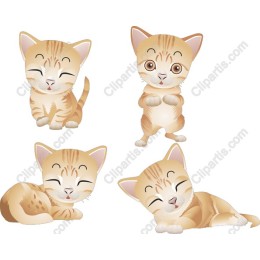 Cute Cartoon Kittens Pack