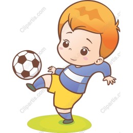 Cheerful Soccer Boy