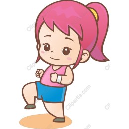 Cheerful Workout Girl