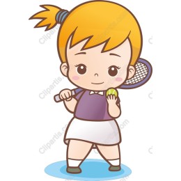 Charming Tennis Girl