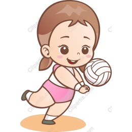 Kids Volleyball Fun