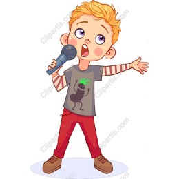 Energetic Young Singer