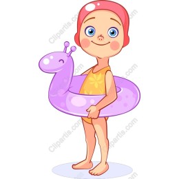 Summer Joy: Child with Snail Float