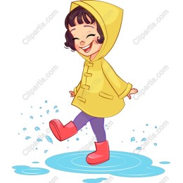 Happy Rainy Day Girl