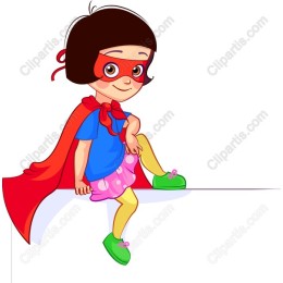 Whimsical Superhero Girl