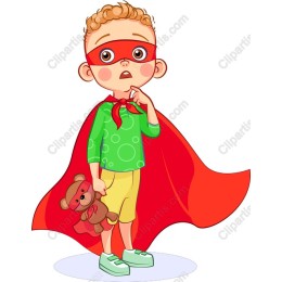 Charming Young Superhero