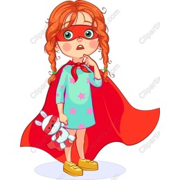 Charming Superheroine for Kids
