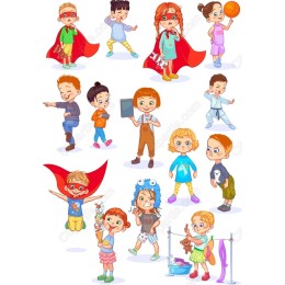 Kids' Emotions Set
