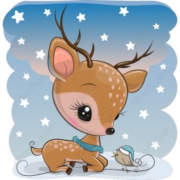 Winter Wonderland Deer