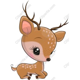 Cute Cartoon Deer