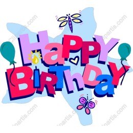 Colorful Happy Birthday