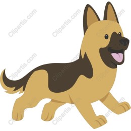 Playful German Shepherd