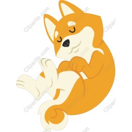 Sleeping Shiba Inu