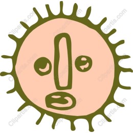 Whimsical Sun Face