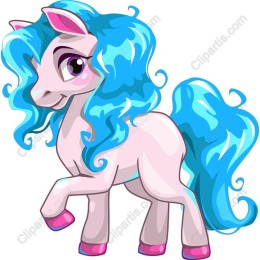 Charming Cartoon Pony