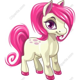 Playful Pink Mane Pony