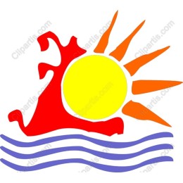Radiant Sunshine Over Waves