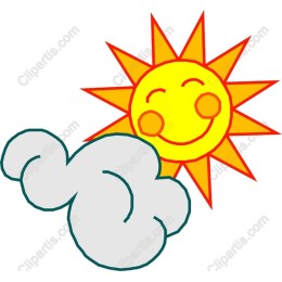 Cheerful Sun and Cloud