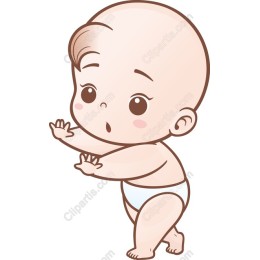 Charming Bald Baby