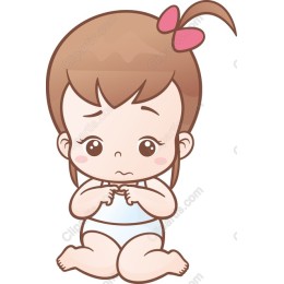 Worried Baby Girl