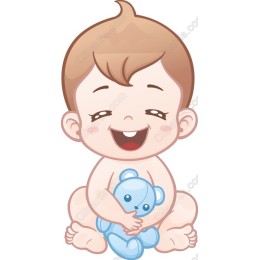 Adorable Baby with Teddy Bear